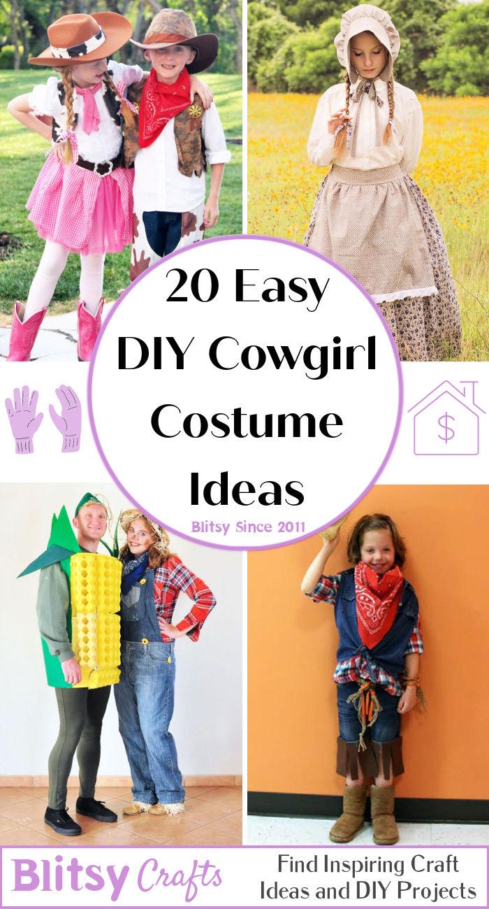 20 Easy DIY Cowgirl Costume Ideas for This Halloween