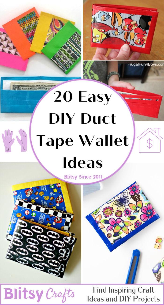 Easy DIY Duct Tape Wallet Ideas