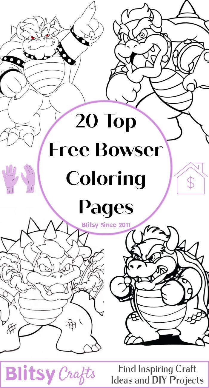 how to draw giga bowser