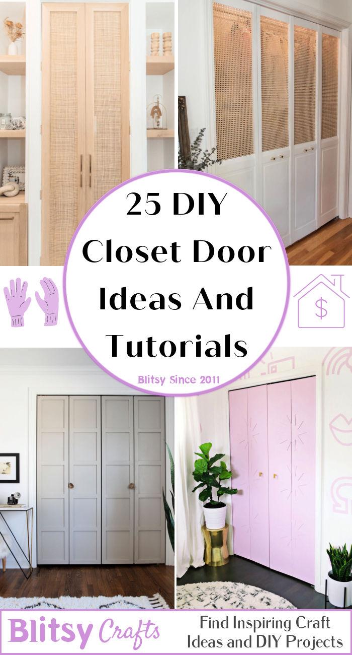 DIY Closet Door Ideas And Tutorials