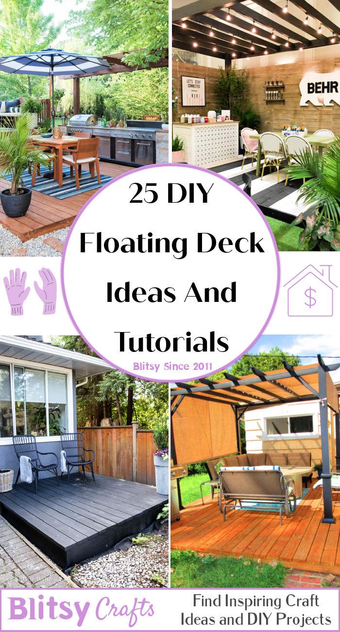 DIY Floating Deck Ideas And Tutorials