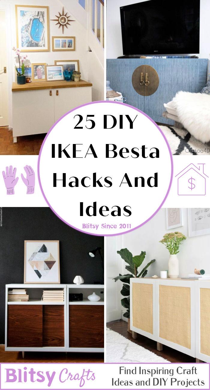 DIY IKEA Besta Hacks And Ideas