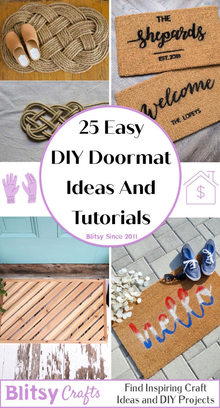 Easy DIY Doormat Ideas And Tutorials