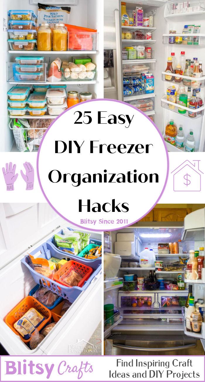 Easy DIY Freezer Organization Hacks