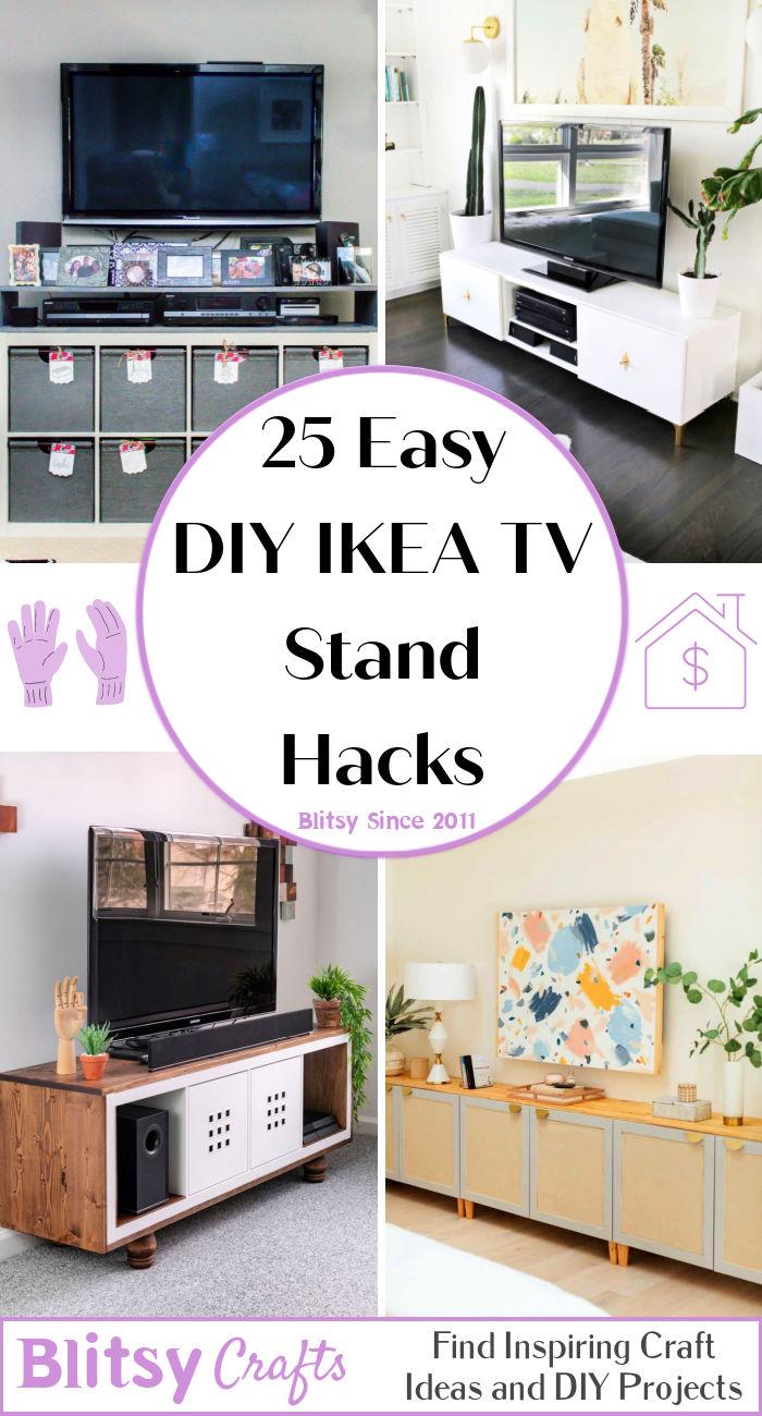 Easy DIY IKEA TV Stand Hacks