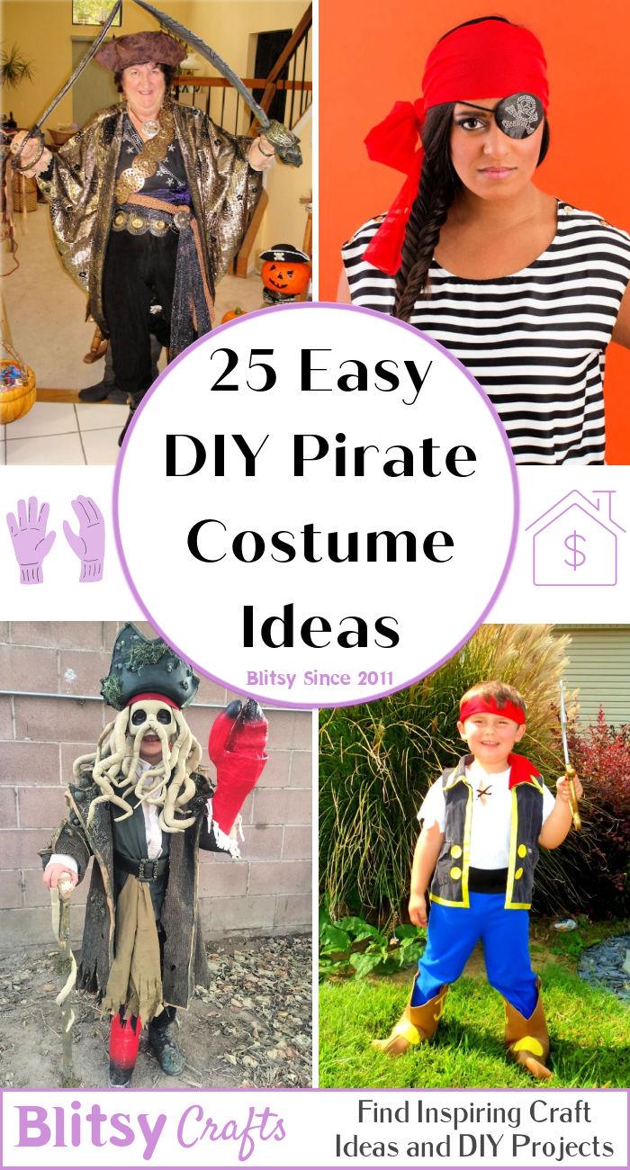 25 Last Minute Diy Pirate Costume Ideas 2022 - Blitsy