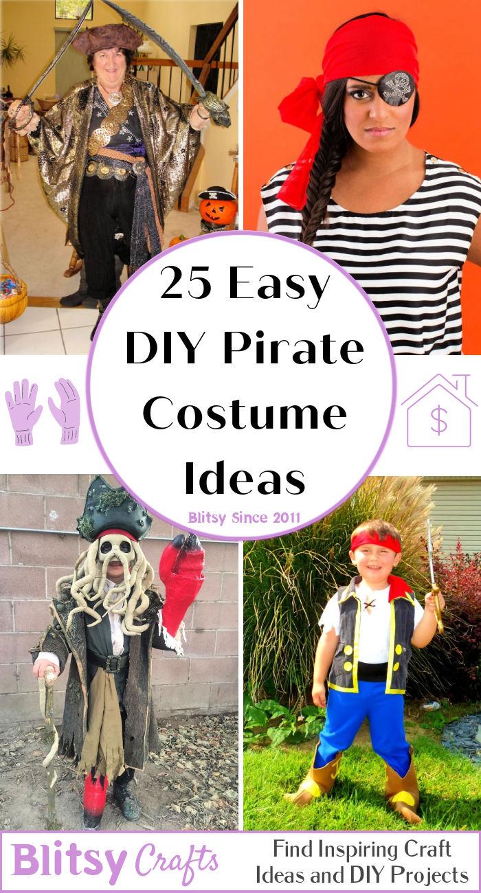 25 Last Minute DIY Pirate Costume Ideas 2022 - Blitsy