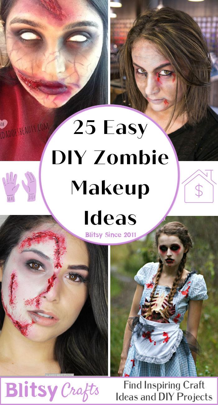 Easy DIY Zombie Makeup Ideas