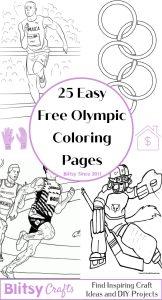 25 Free Olympic Coloring Pages for Kids and Adults