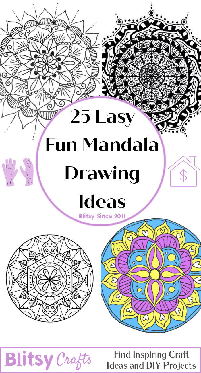 25 Easy Mandala Drawing Ideas Draw A Mandala