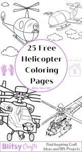 25 Free Helicopter Coloring Pages for Kids and Adults