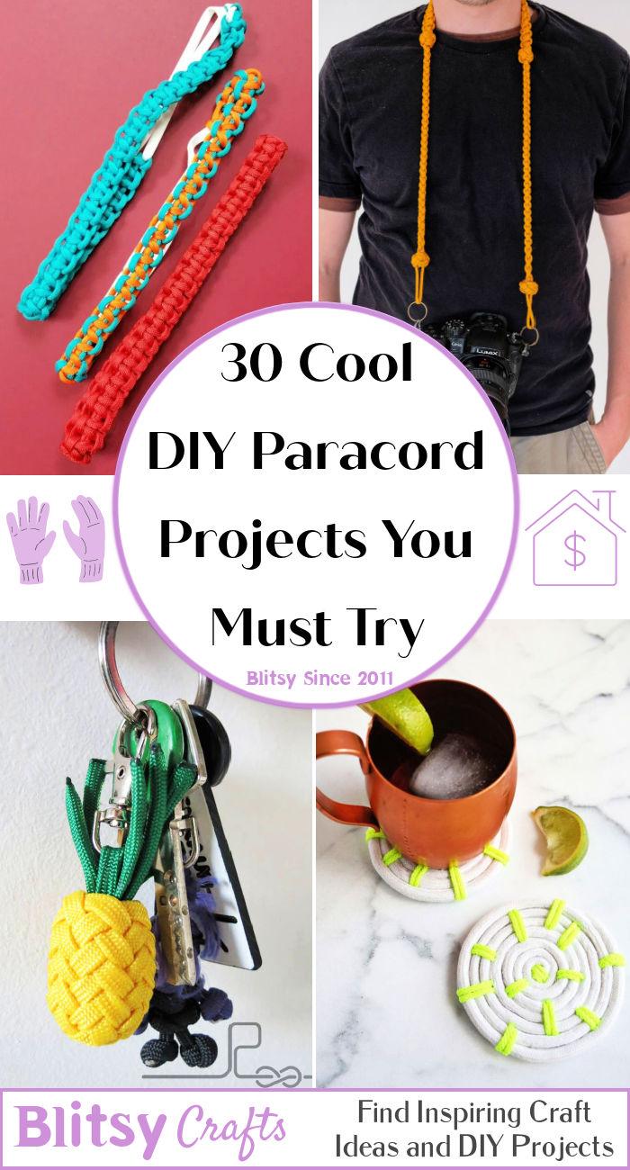 30 Cool Paracord Projects and Crafts Ideas