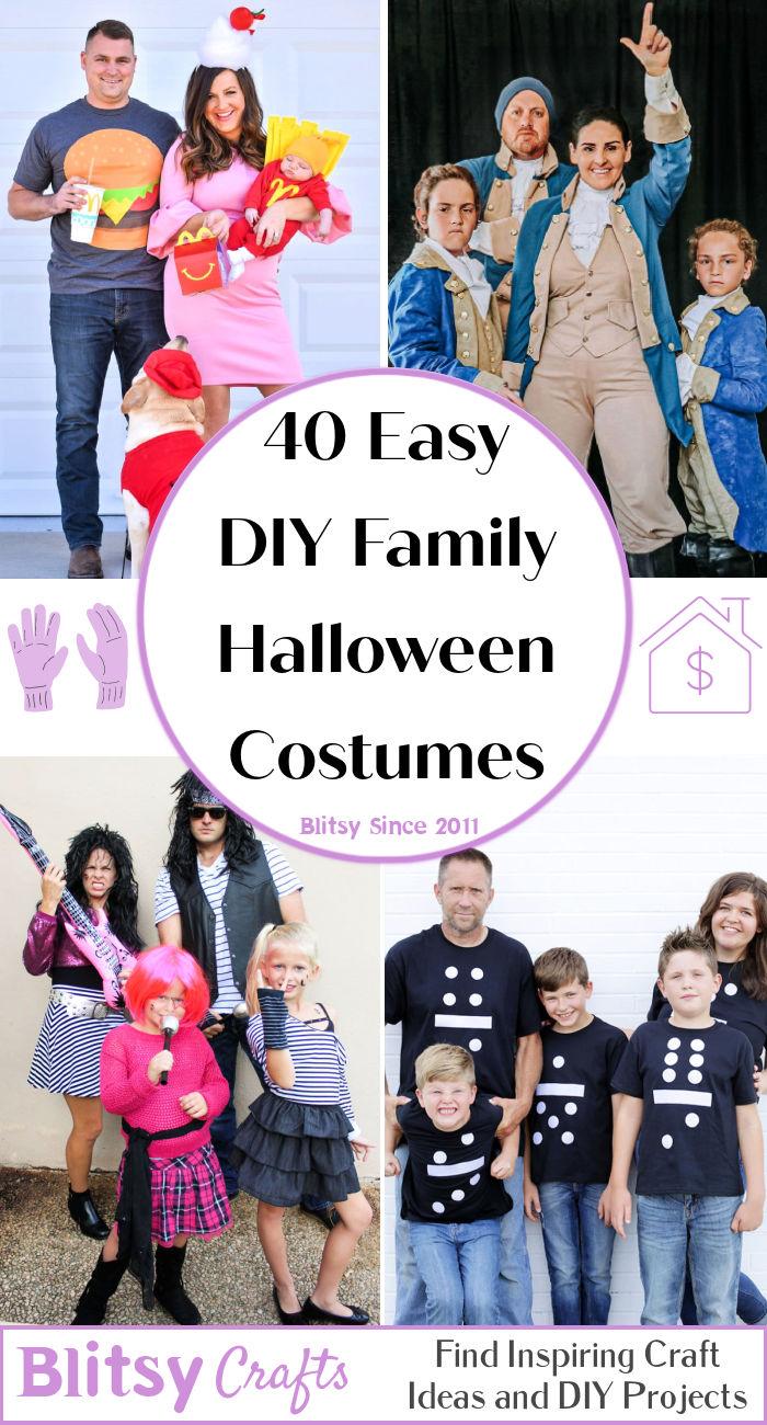 40 Easy Family Halloween Costumes: Family Costume Ideas