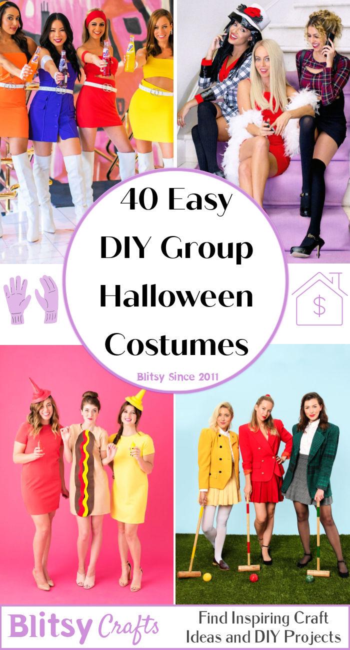 Easy DIY Group Halloween Costumes40 DIY Group Halloween Costumes - Easy Group Costume Ideas