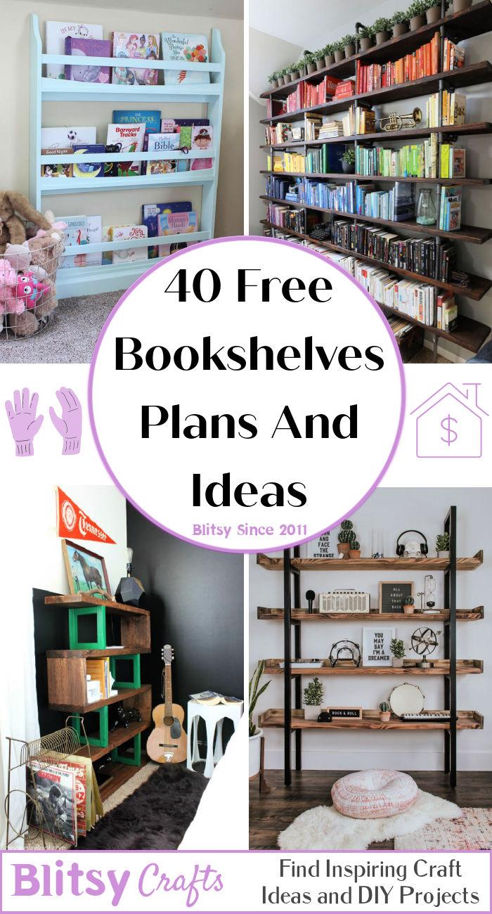 Free Bookshelves Plans And Ideas