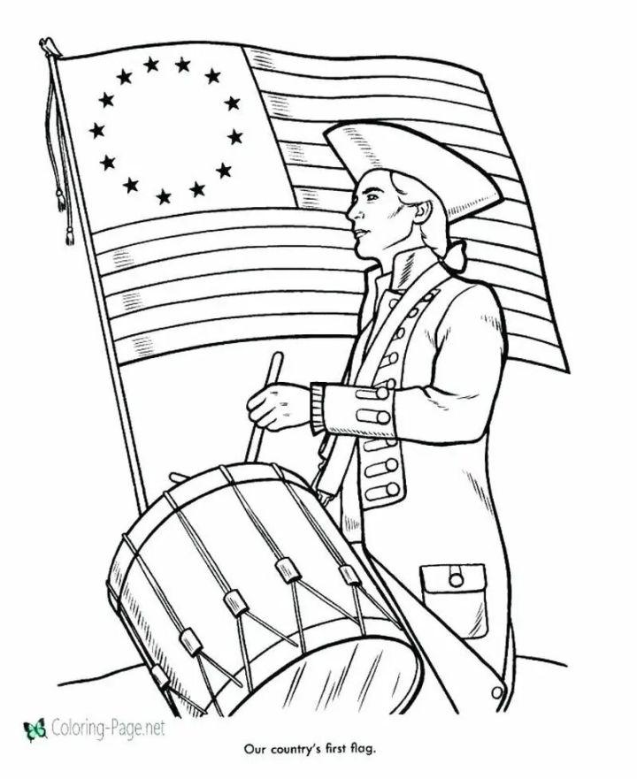 4th of July Coloring Pages PDF