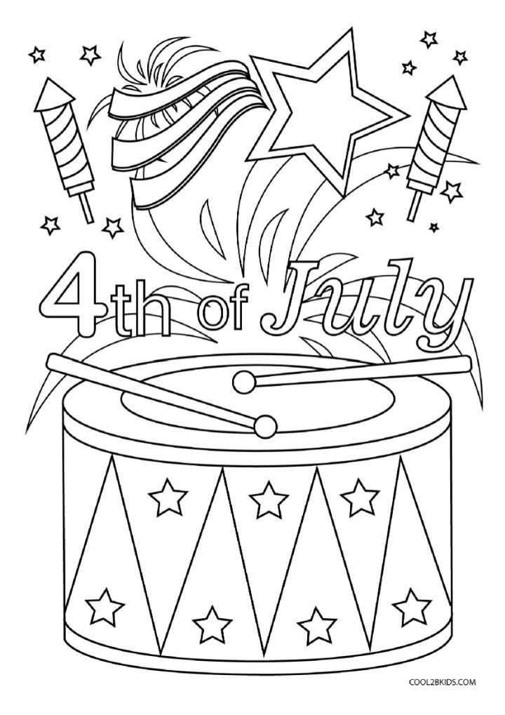 4th of July Coloring Pages and Printables
