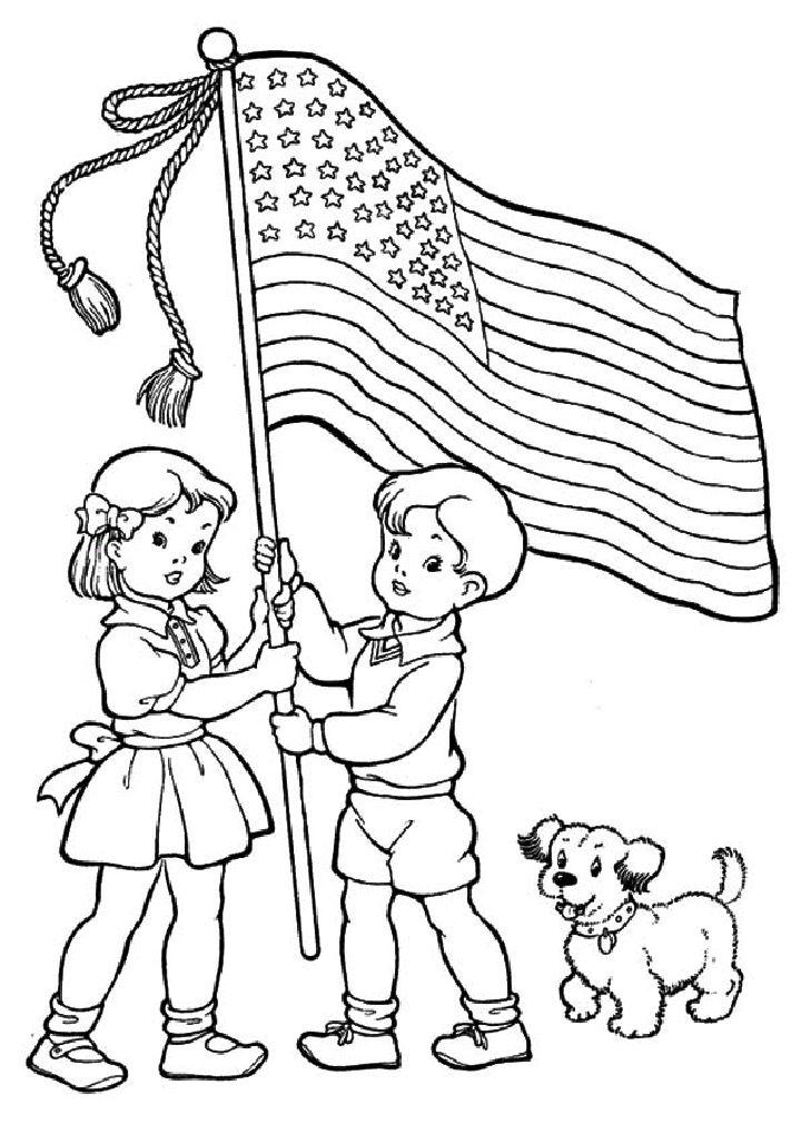 4th of July Coloring Pages for Toddlers