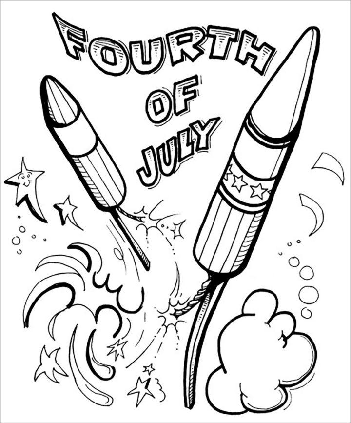 4th of July Coloring Pages to Print