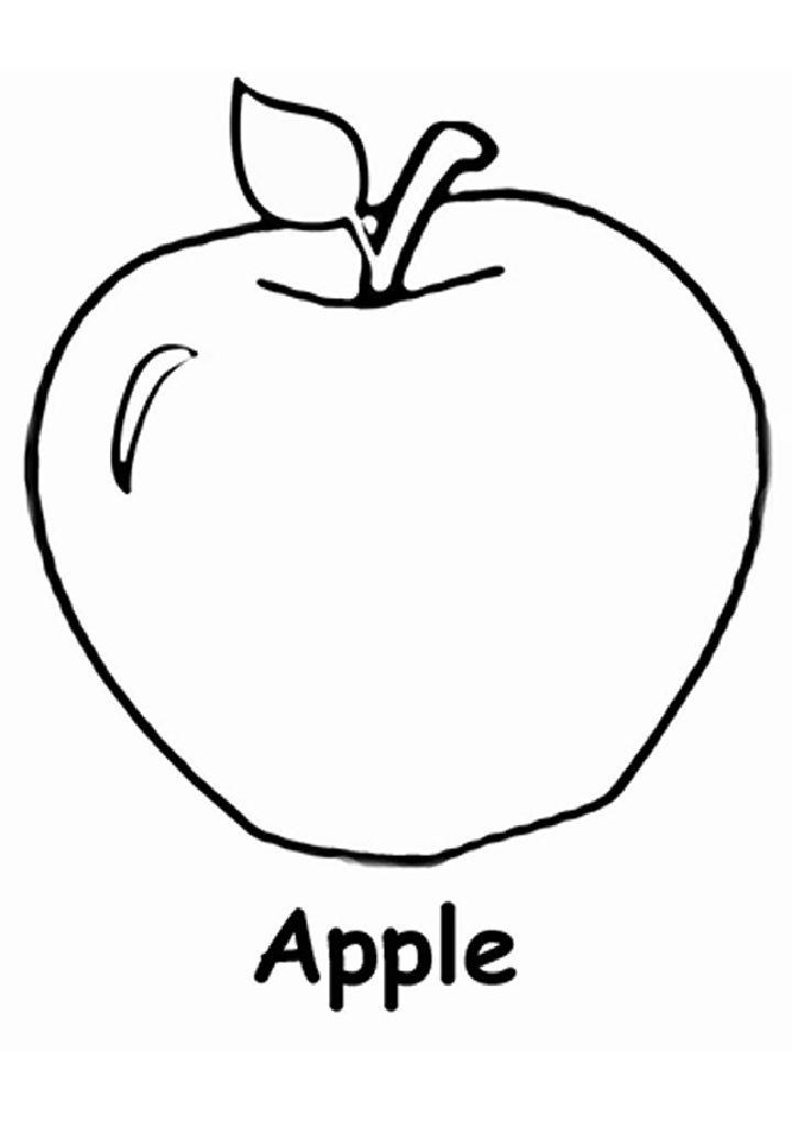 A Is for Apple Coloring Pages