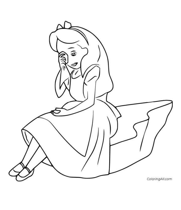 Alice in Wonderland Coloring Pages and Activities