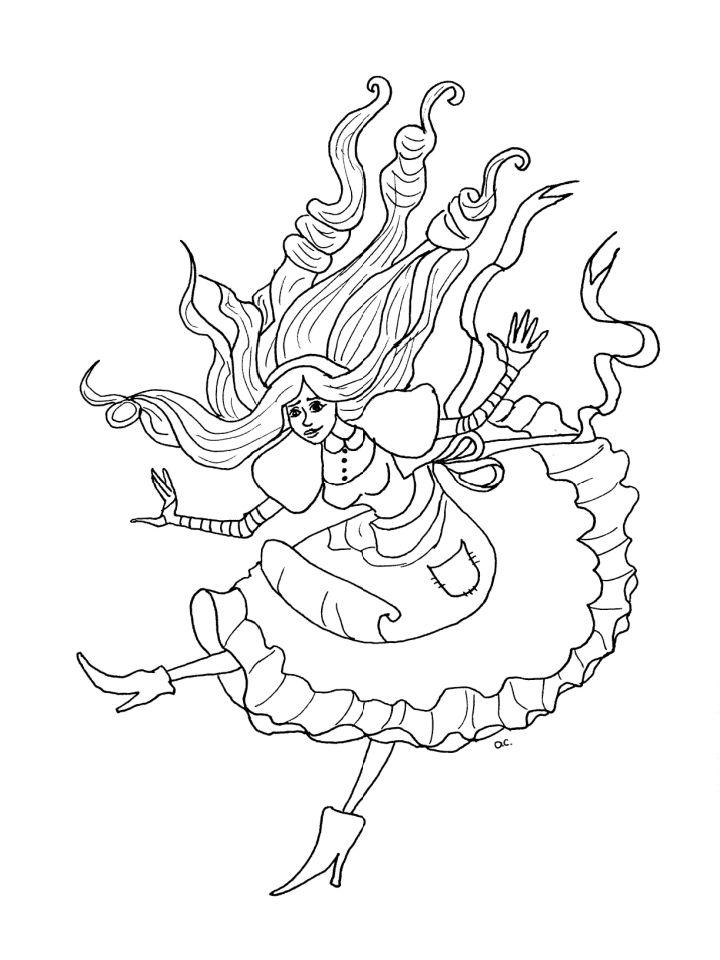 Alice in Wonderland Coloring Pages and Printables
