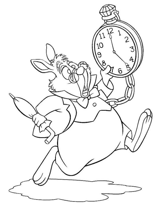 Alice in Wonderland Coloring Pages for Kids