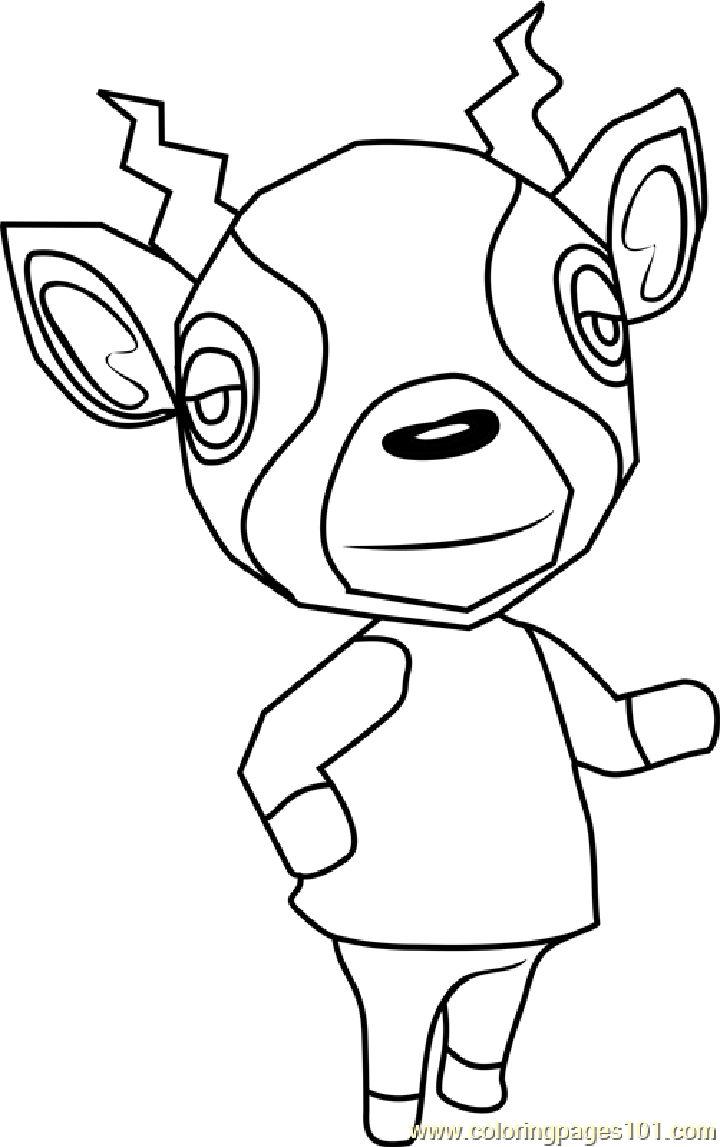 Animal Crossing Coloring Pages for Kids