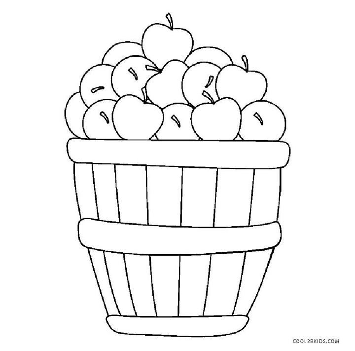 Apple Coloring Pages and Printables