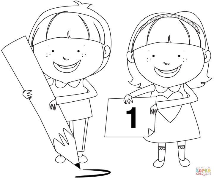 Back to School Coloring Pages for Toddlers