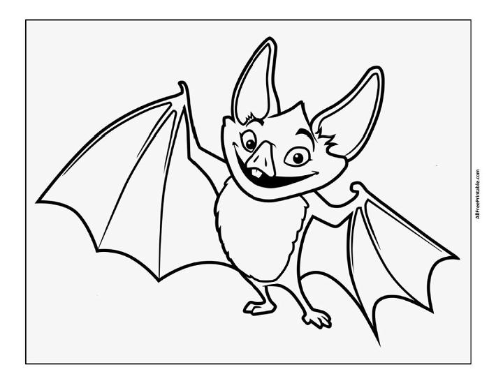 Bat Coloring Pages and Activities