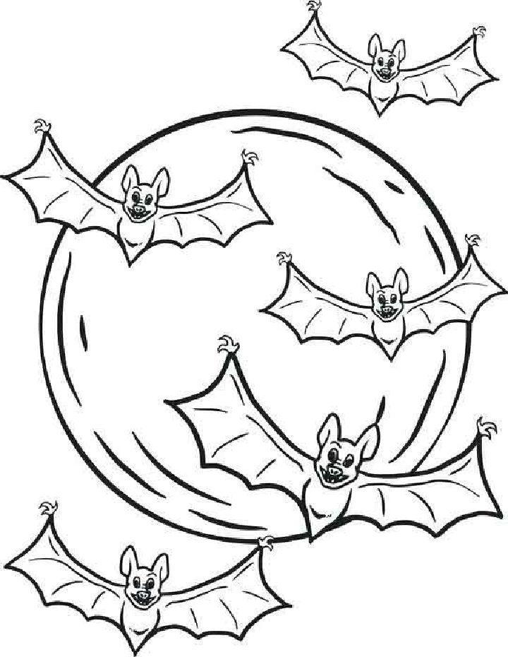 Bat Coloring Pages for Adults