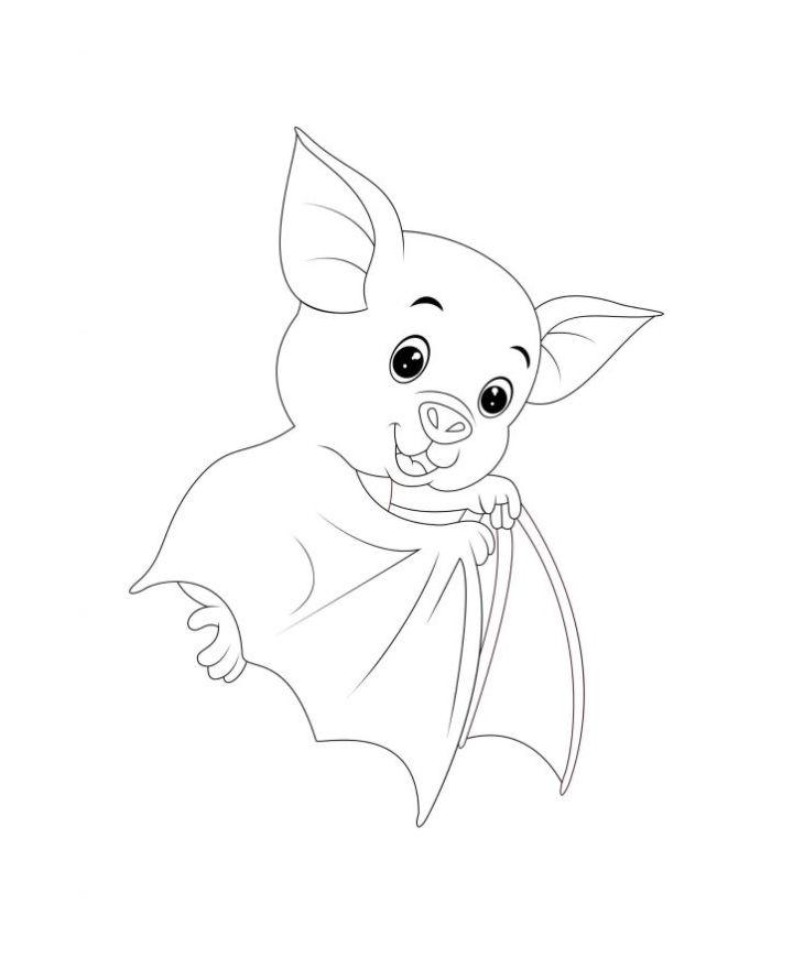 Bat Coloring Sheet