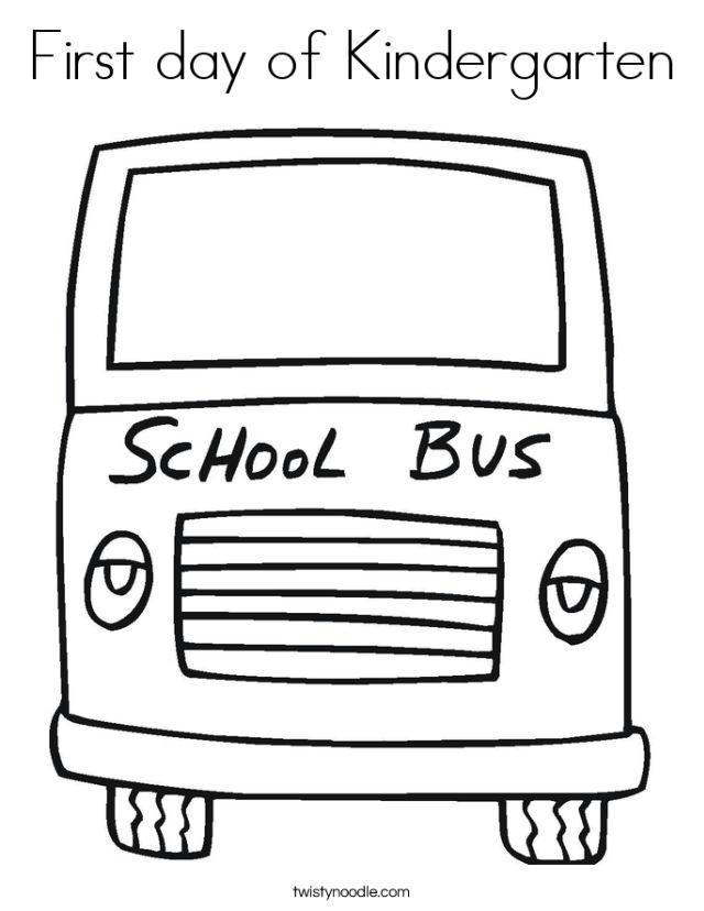 Beginning of School Coloring Pages