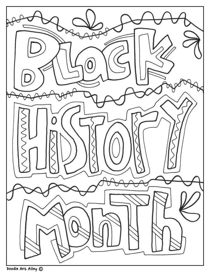 Black History Month Pictures to Print