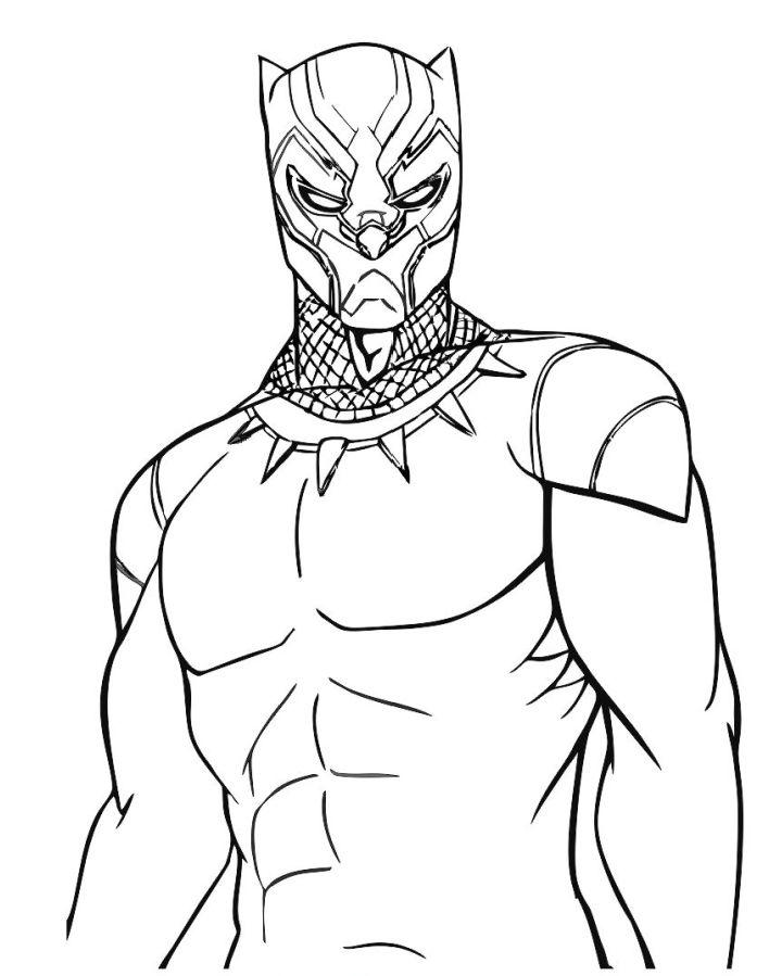 Black Panther Coloring Page to Print