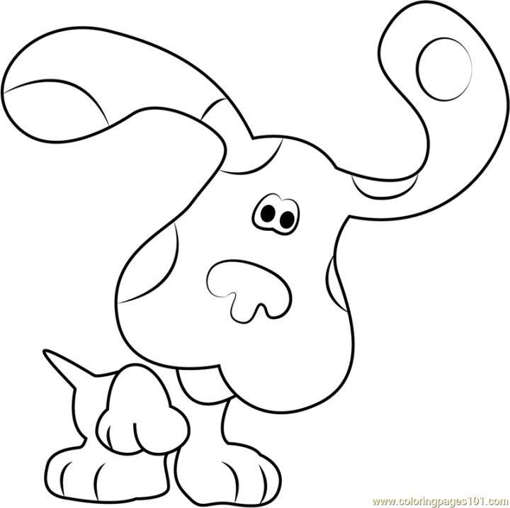 Free Blue Clues Coloring Page