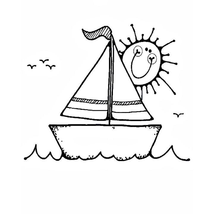 Boat Coloring Pages and Activities