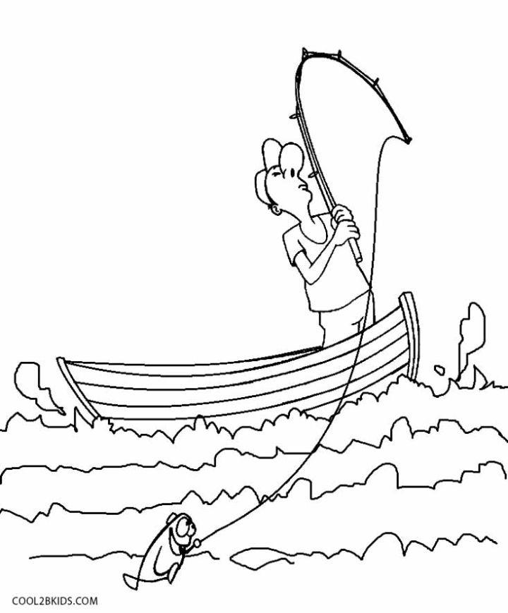 Boat Coloring Pages for Toddlers
