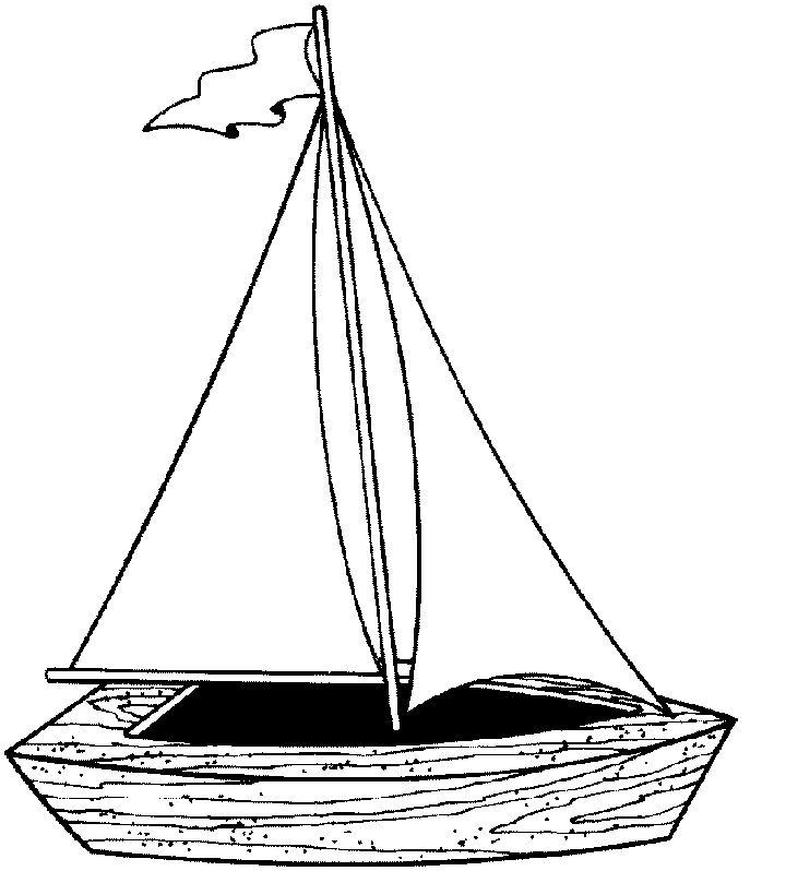 Boat Coloring Pages to Print