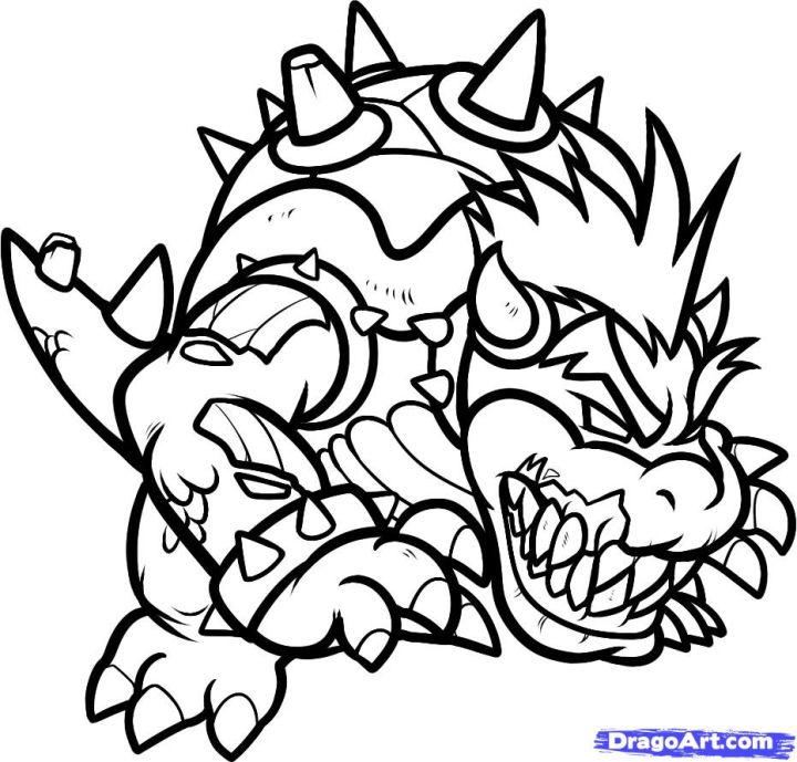 Bowser Pictures to Color
