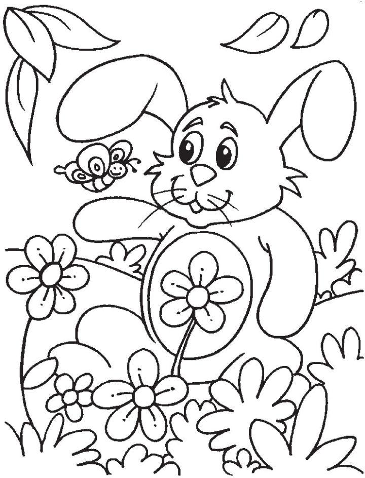 Bunny March Coloring Page