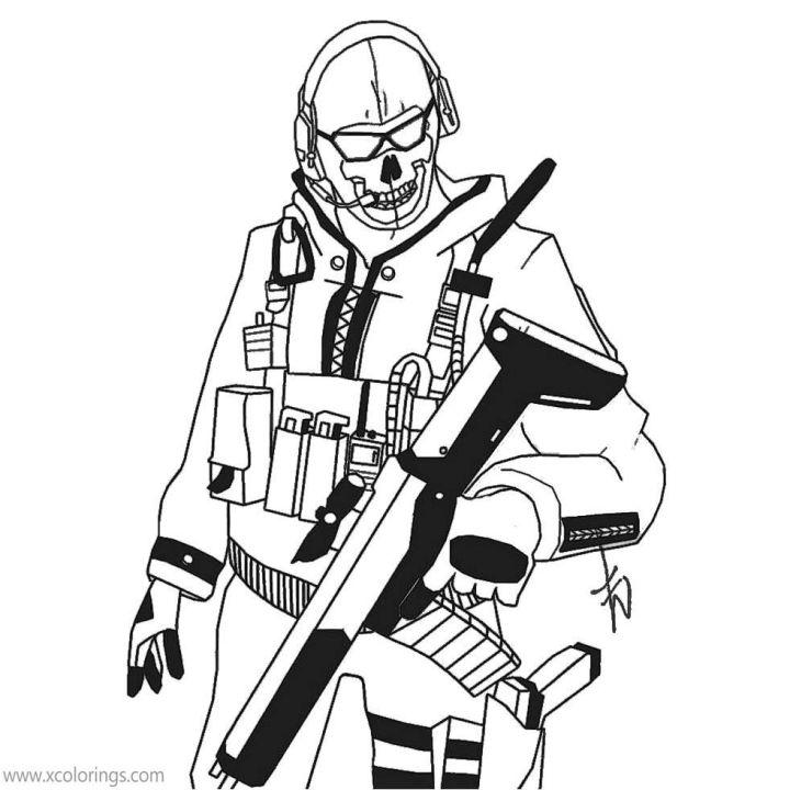Call of Duty Black Ops Coloring Pages