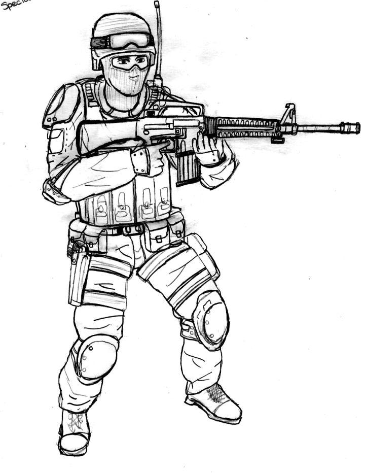 Call of Duty Coloring Pictures to Color