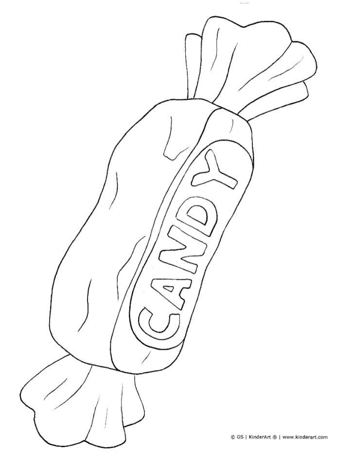 Candy Coloring Pages for Little One