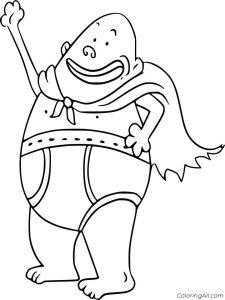 15 Free Captain Underpants Coloring Pages for Kids