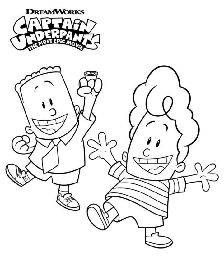 Captain Underpants Coloring Pages to Print