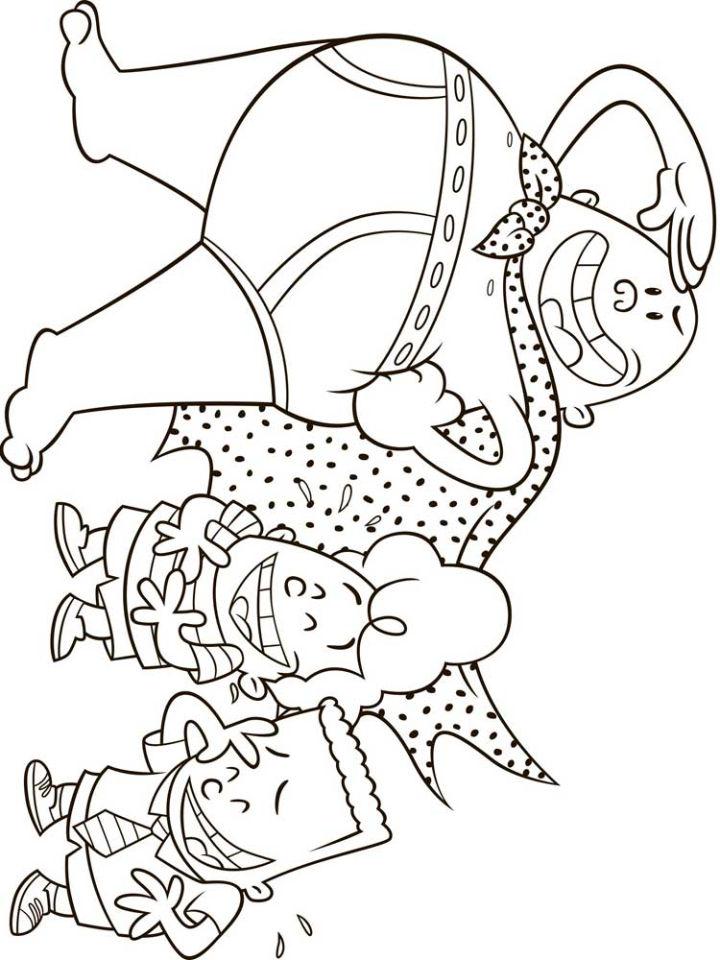 Captain Underpants Coloring Sheets