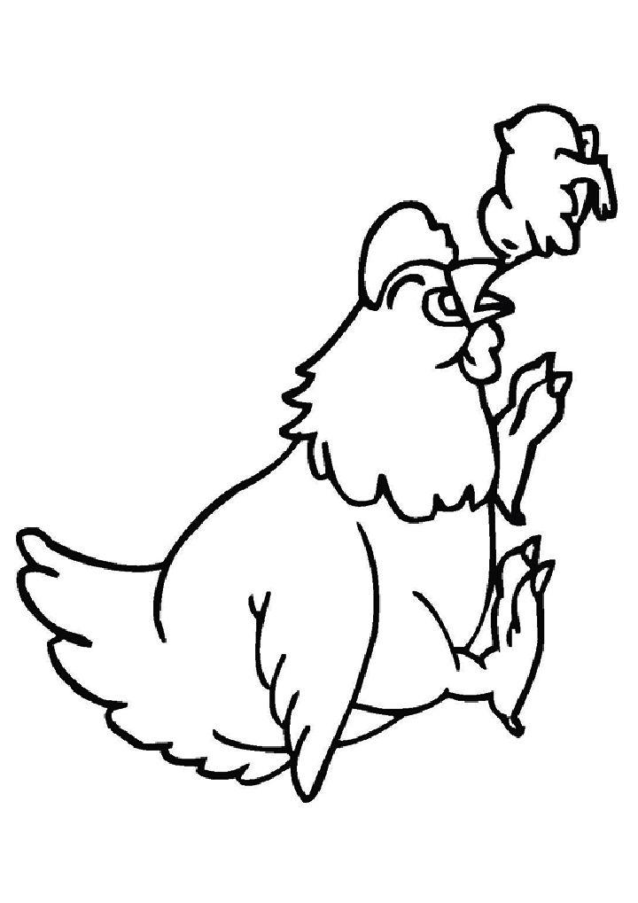 Chicks Coloring Pages for Toddlers