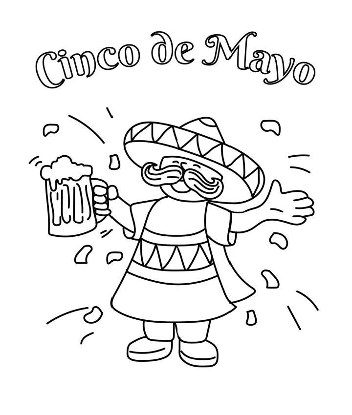 Cinco De Mayo Coloring Pages for Kids